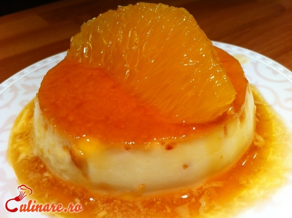 Foto - Flan de portocale