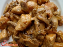 Mancare din ciuperci champignon