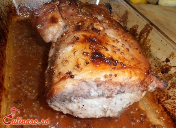 Foto - Muschiulet de porc la cuptor