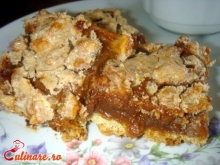 Prajitura cu nuca si caramel