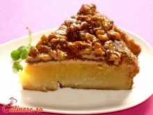 Prajitura cu nuci caramelizate