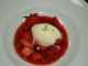 Salata de capsuni cu frisca