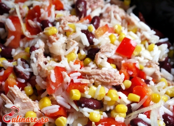 Foto - Salata de ton cu orez