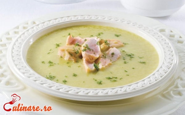 Foto - Supa crema de somon