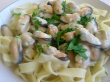 Tagliatelle cu midii