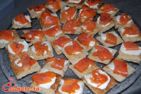 Foto - Tartine cu somon