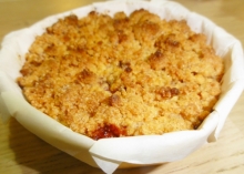 Crumble cu mere