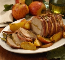 Friptura de porc cu mere
